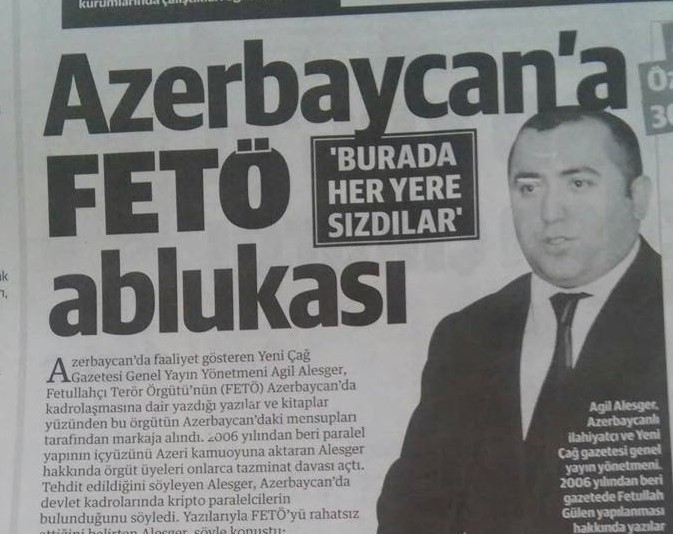 Fətullahçıların azərbaycanlı redaktora təzyiqi türk mediasında – FOTO